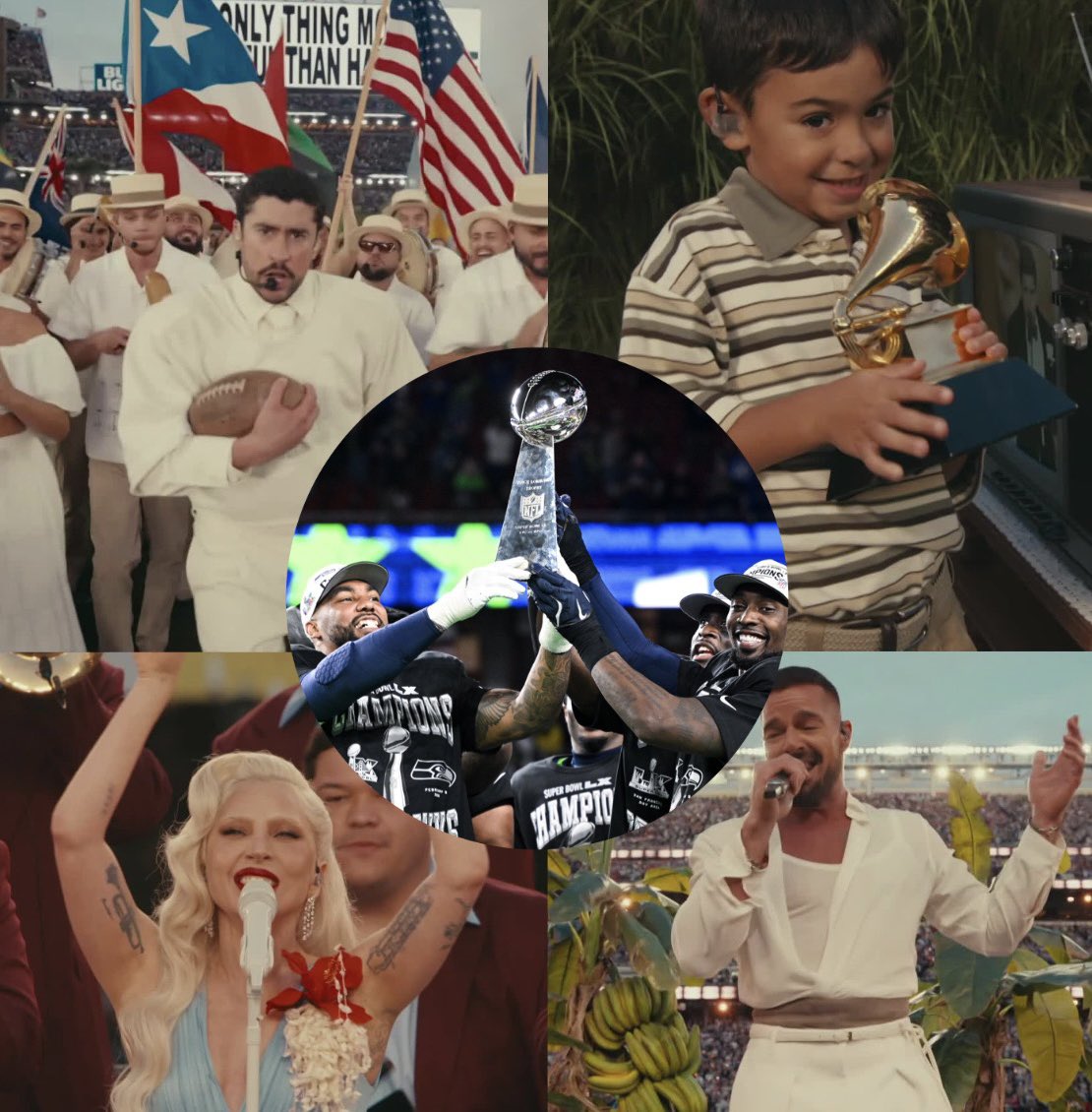 marvinchvb's tweet photo. Lo crean o no, los @Seahawks acaban de ganar un Super Bowl durante una presentación HISTÓRICA de Bad Bunny

#SuperBowl #SuperBowlLX #AppleMusicHalftime #BadBunny https://t.co/7uhlX4kGH0