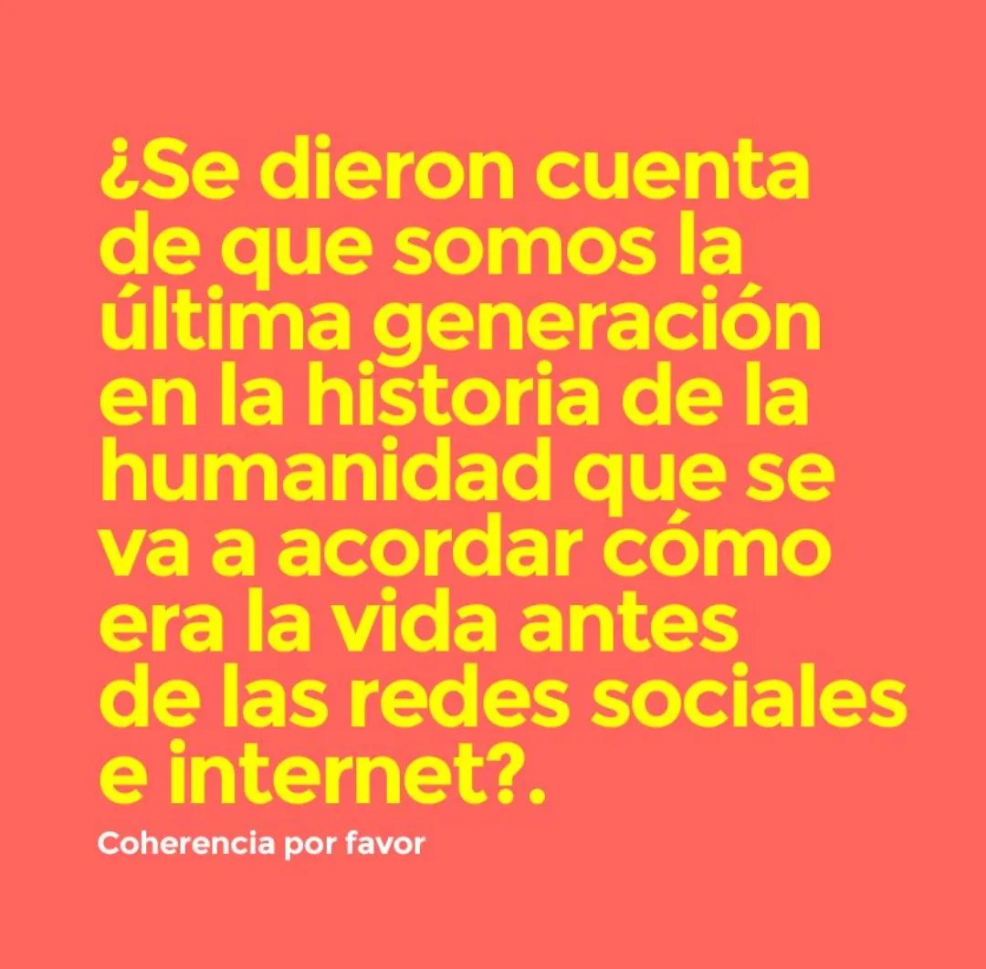 Y eso que no somos tan viejos...🙈