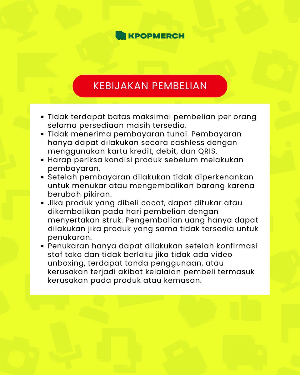 medomkpopmerch's tweet image. OFFICIAL LIGHT STICK BIG SALE✨🫶🏻
INFORMASI EVENT

🗓️ 12 ~ 13 February 2026
🕥 10AM - 10PM (WIB)
📍 KPOPMERCH, GF, LOTTE MALL

#kpopmerch #kpopstore #kpop #kpopsale #lightstick