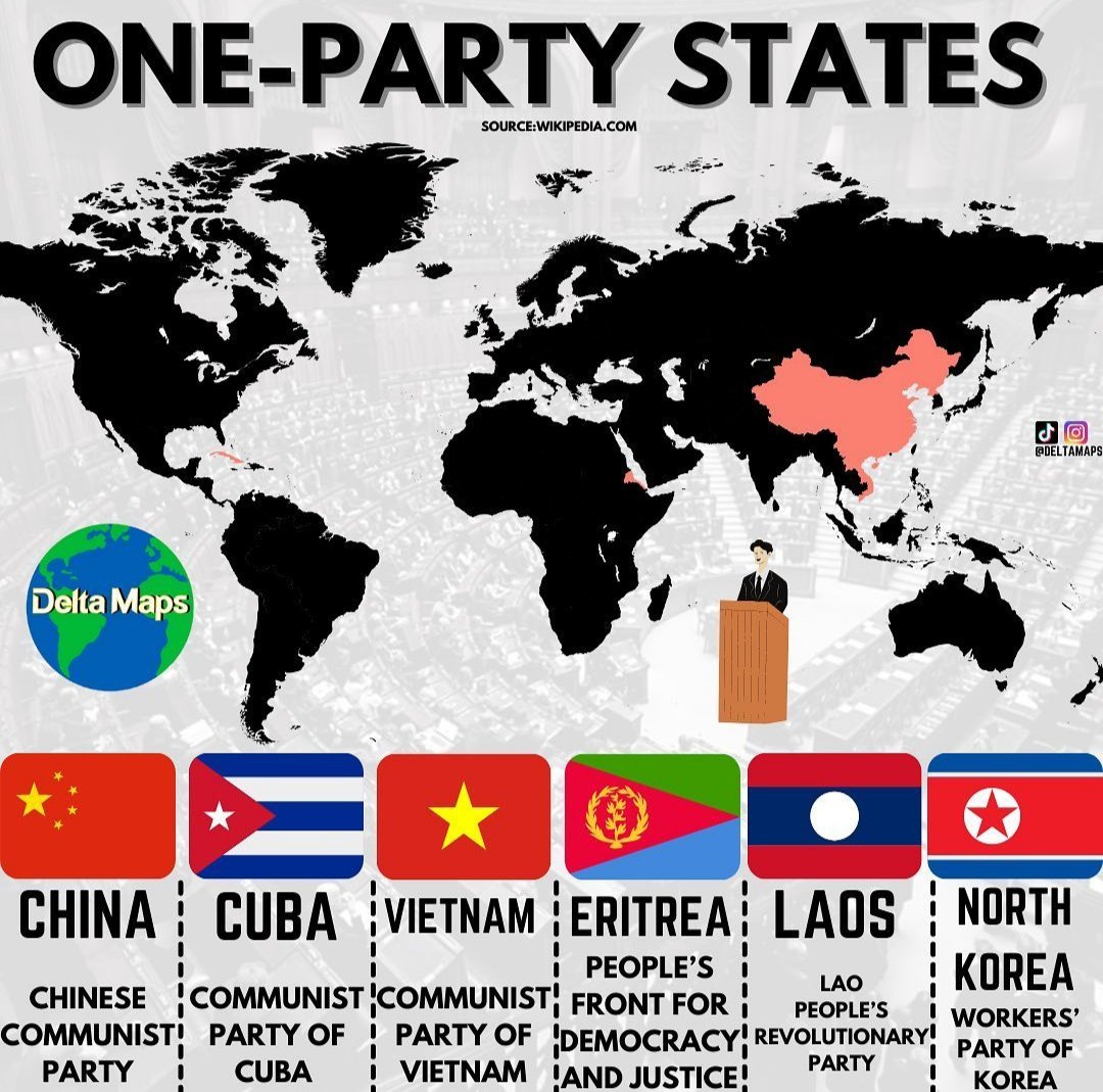 vintagemapstore's tweet image. One Party States