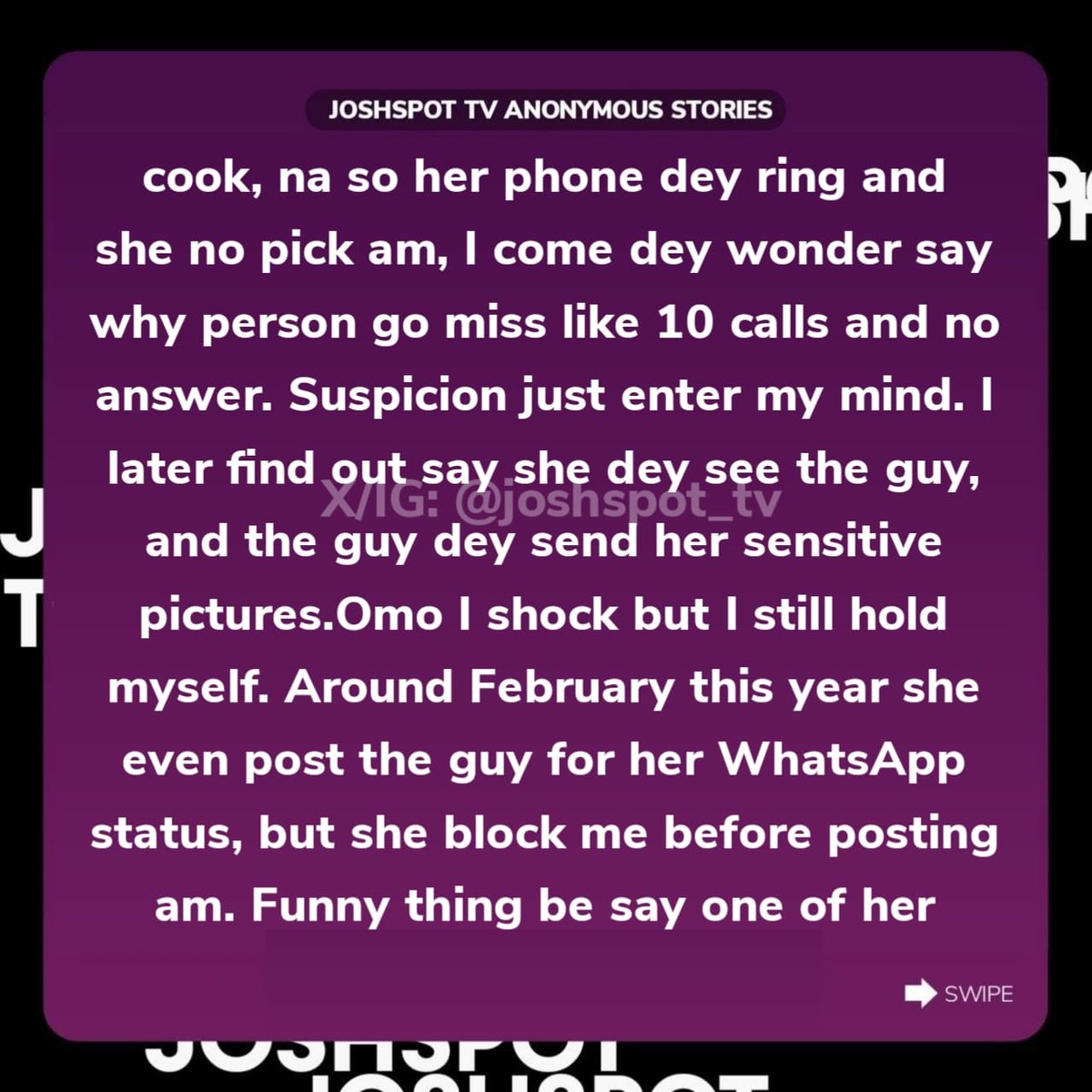Joshspot Tv tweet media