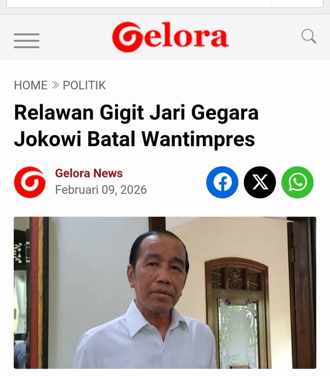 Tenda sudah dipasang, makanan dan minuman sudah pesan lalu baatal pesta.
Terima kasih <a href="/prabowo/">Prabowo Subianto</a>