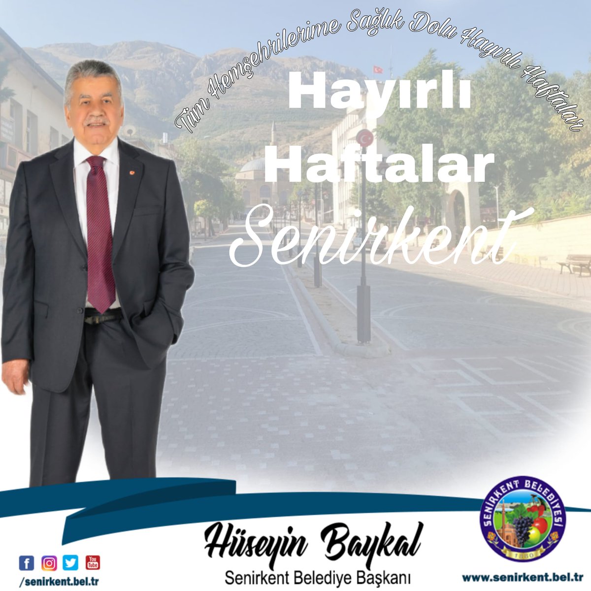 Tüm hemşehrilerimize sağlık, huzur dolu bir hafta diliyoruz. Yeni haftanız hayırlı, gönlünüz huzurlu olsun
#senirkent #Senirkentbelediyesi #HüseyinBaykal #pazartesi #Mutluhaftalar #keşfet #ısparta