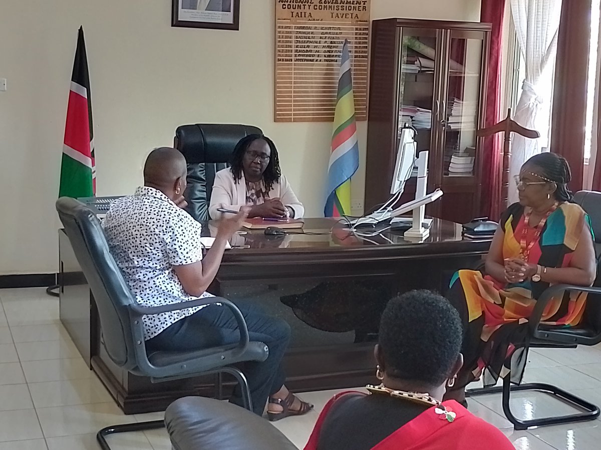 NGECKenya's tweet photo. International Day of Zero Tolerance for FGM 
Led by Commissioner Caroline Lentupuru HSC, MBS and @puritynginaa, alongside the @AFGMBoard, we paid courtesy visits to the County Commissioner and Governor ahead of the main event in Taveta.
#EndFGM #Invest2EndFGM https://t.co/NHuC1Kd0ZE