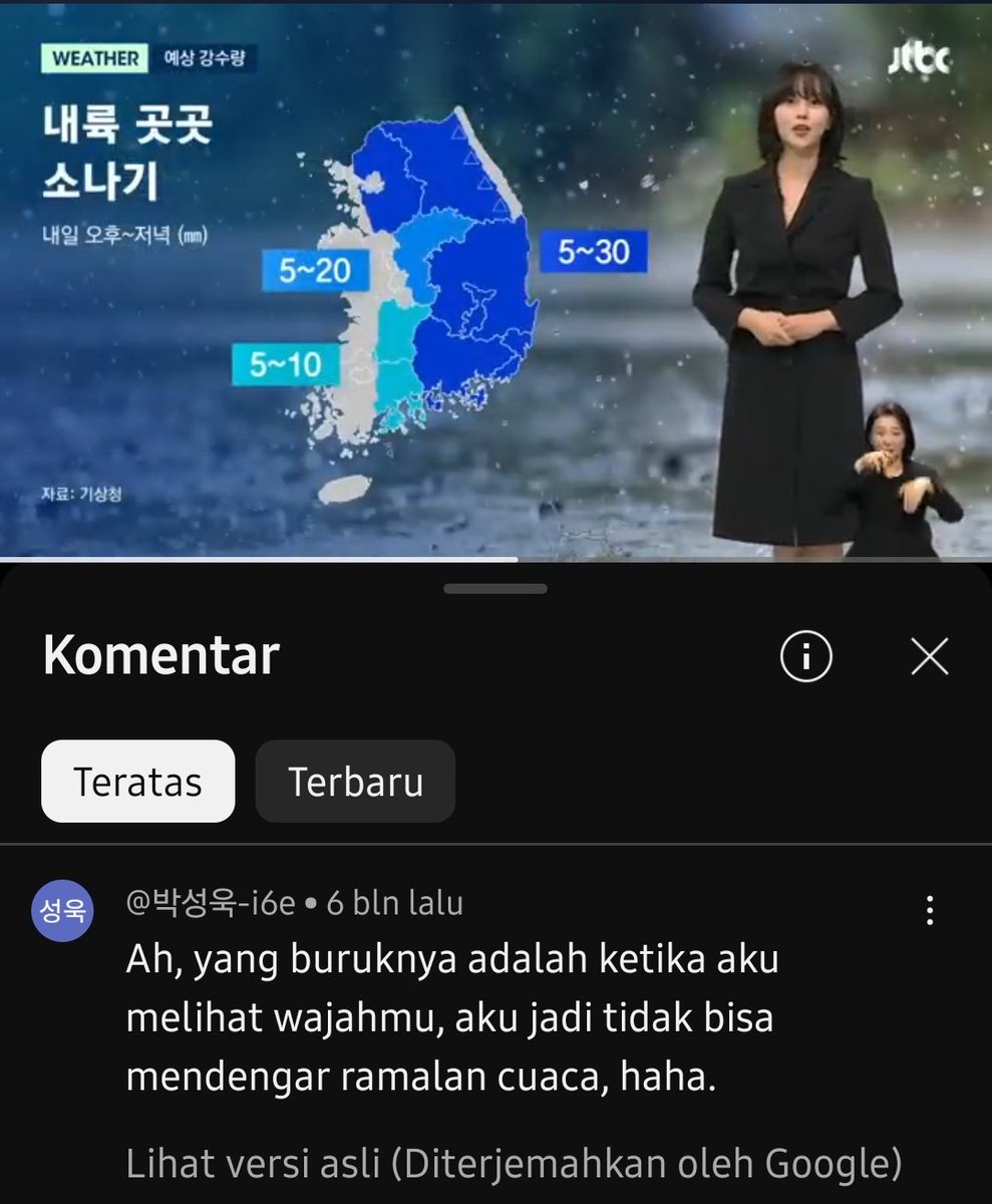 Hahaha ngga bisa fokus sama info cuacanya 😂