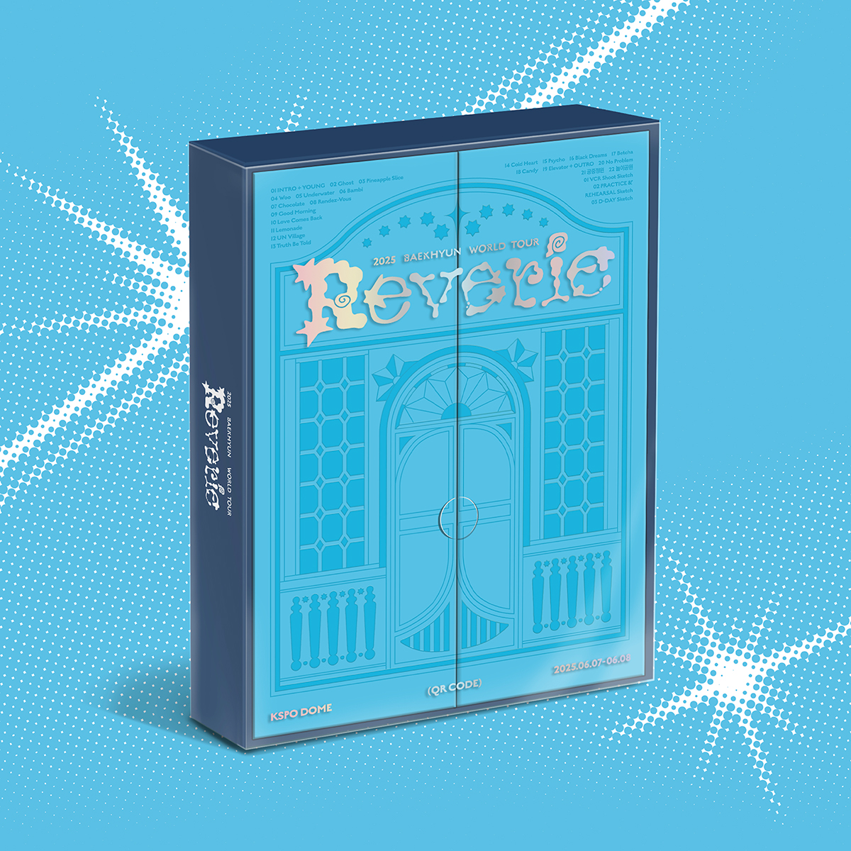 [📢] 2025 BAEKHYUN WORLD TOUR <Reverie> in SEOUL Blu-ray &amp; QR CODE 예약 판매 안내 

𝘾𝙤𝙢𝙞𝙣𝙜 𝙎𝙤𝙤𝙣 ミ⛧

#백현 #BAEKHYUN
#Reverie #ReverieTour #ReverieSEOUL