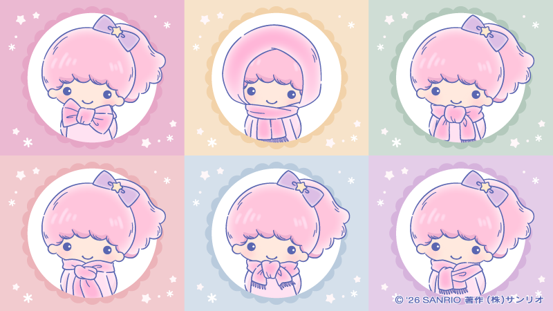 kikilala_sanrio's tweet image. どの巻き方が似合っているかしら…？☆