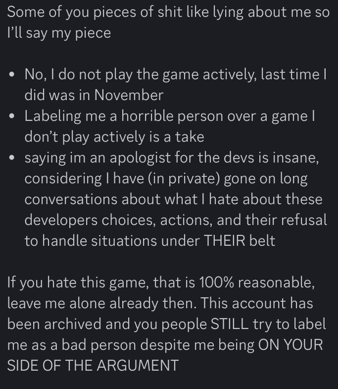 Genuinely tired of this shit