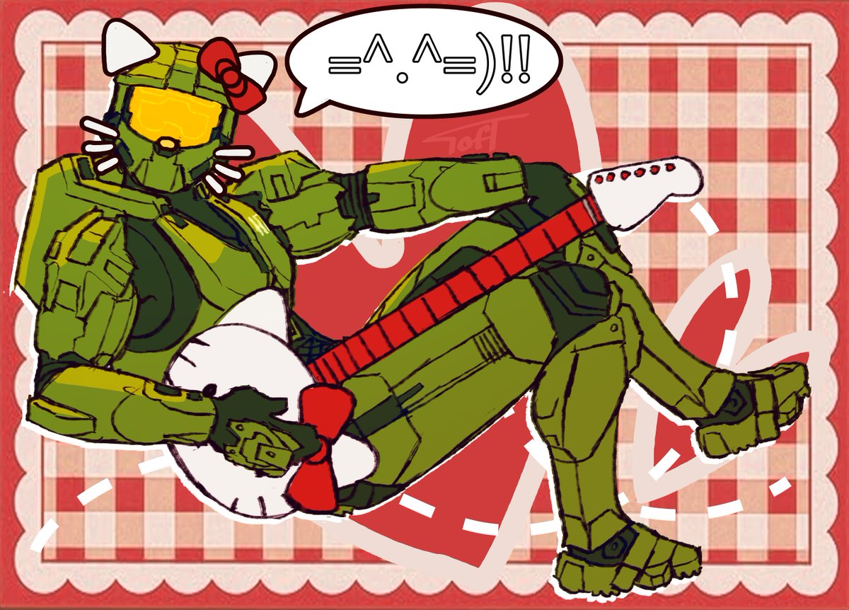 Happy early Valentines okay..?❤️

Ignore the low quality background i found it on google...okay??💕

[#Halo #masterchief]