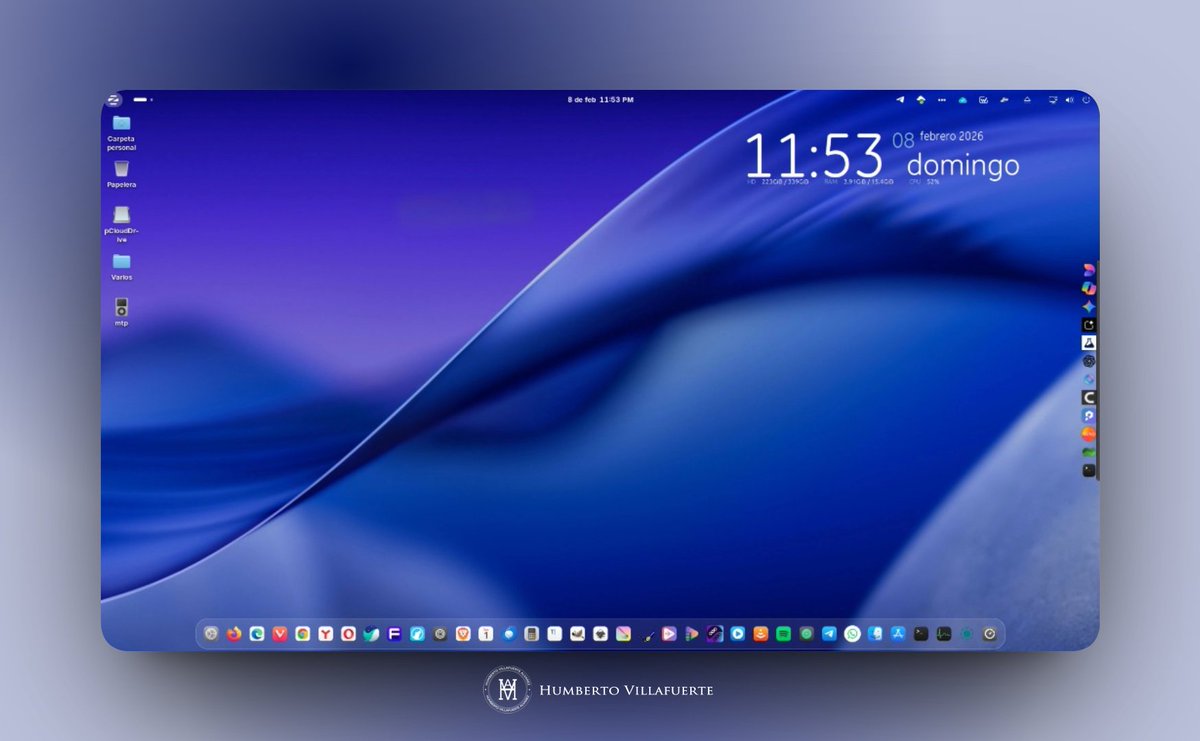 humbertovill68's tweet photo. Escritorio para empezar el lunes, ZorinOs con tema e iconos MacTahoe https://t.co/sVYzLEdZqr, Wallpapers: https://t.co/prHnPPQiLf #linux #opensource #ZorinOs #GnomeDesktop https://t.co/gh8sgeBKD1