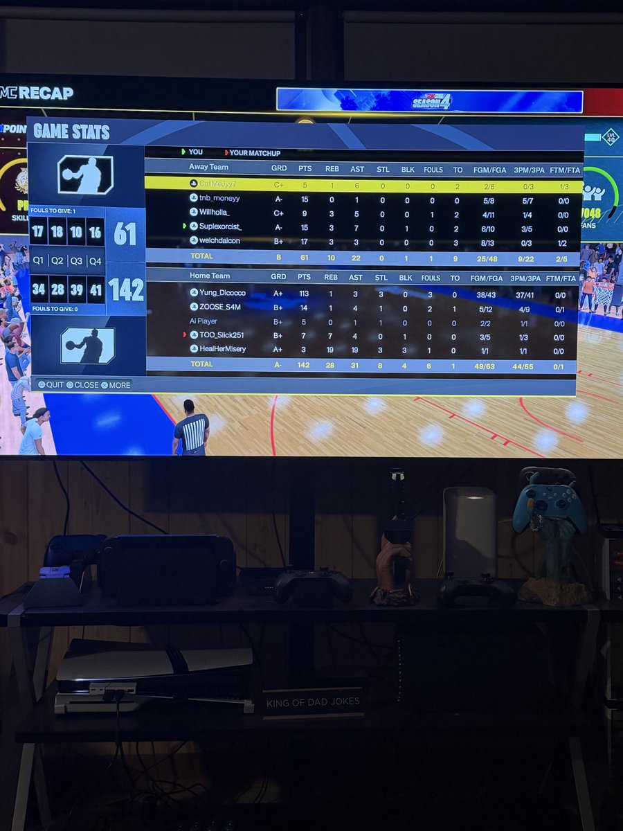 Howlingcommand0's tweet photo. @NBA2K  when are yall gonna do something about the blatant cheating instead of celebrating it https://t.co/VGmvxlSdnc