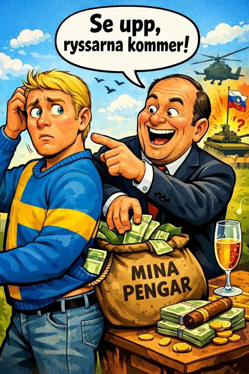 Dumma svenskar som tror på förljugen propaganda...