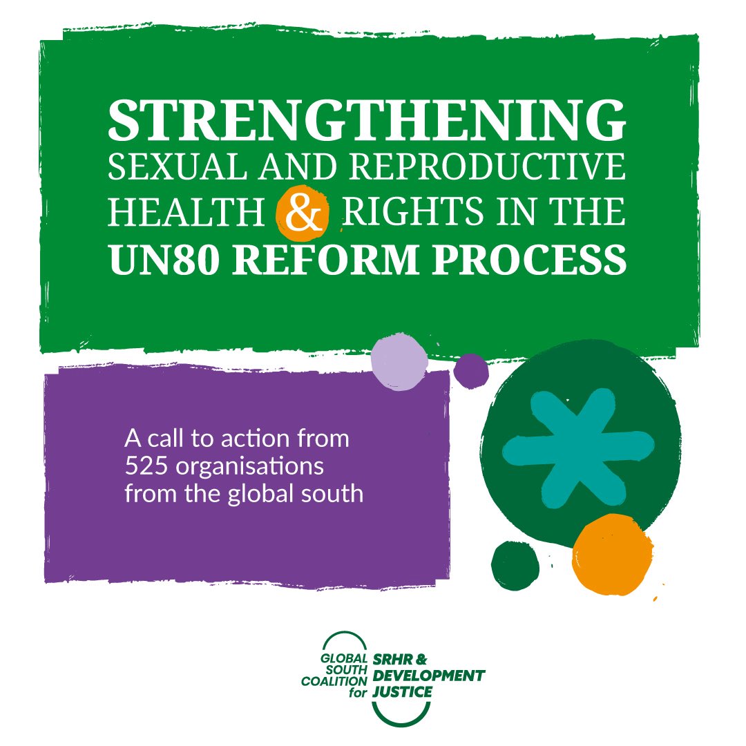 yeshealth1's tweet photo. 1/ The #UN80 reform will reshape the UN for years to come. Decisions being made now are a defining opportunity to protect and strengthen Sexual and Reproductive Health and Rights (SRHR) through clear institutional safeguards. This is a critical moment. https://t.co/mlp4noO4h0