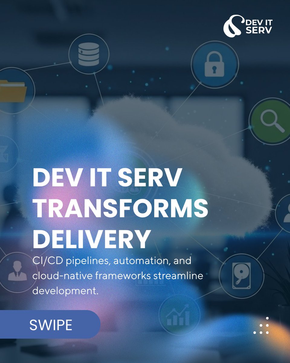 devitserv's tweet photo. Innovation slows when development depends on outdated workflows.
Quality issues, release delays, and inconsistent processes impact both growth and trust.
🌐 https://t.co/OkD8qn5dHW

#DevOps #CICD #SoftwareDelivery #CloudNative #DigitalTransformation #AgileDevelopment #Automation https://t.co/I7ENDJ4Mn3