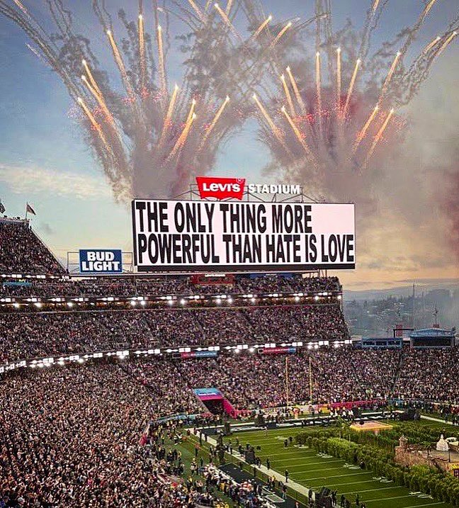 “Together We Are America” 
Key words TOGETHER and WE! 
Love, unilty and inclusion over division is what will get us through the madness these days. His message was heard loud and clear. Remember… “The Only Thing More Powerful Than Hate Is Love”