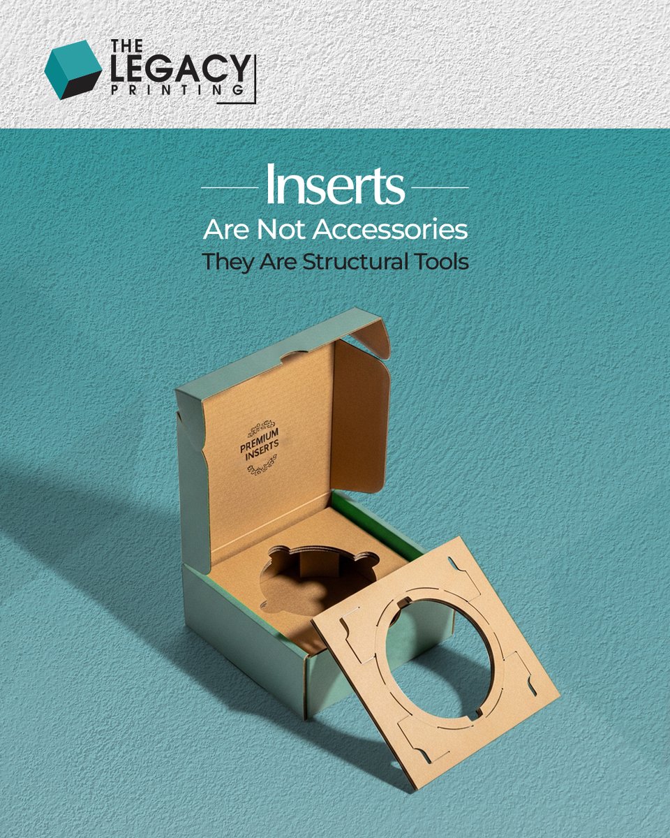 legacy_printing's tweet image. Well-designed inserts protect products and improve unboxing. They are a functional extension of the packaging system. 

#Legacyprinting #PackagingGoals #ProductPackaging #SustainableInsertDesigns  #ProductProtection