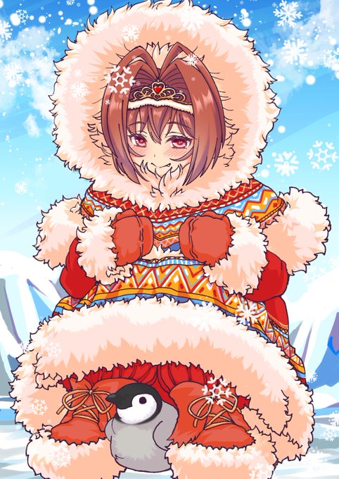 冷えは大敵
皆様も温かくしてお過ごしください
イヌイット風防寒着ダイワスカーレット
#umamusume 