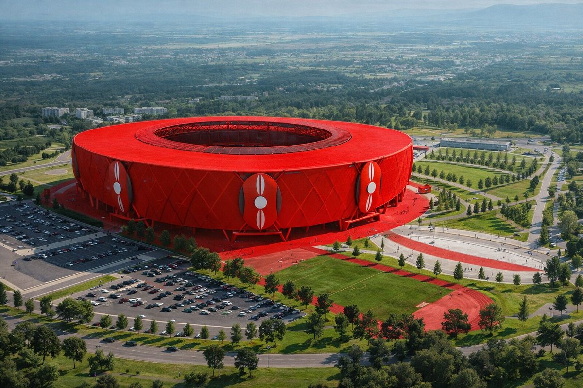 Talanta stadium should be painted red to commemorate the blood of innocent poor Kenyans Ruto has shed. Those 100+ Kenyans would be alive today, working to pay taxes to repay the 140B loan+interest we will pay for the bloated loan he is using to build it.