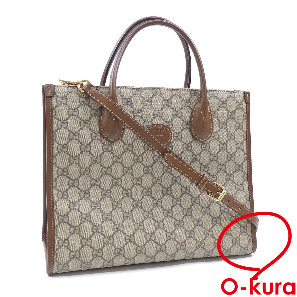 グッチ GGスプリーム 2WAY トートバッグ 販売中です✨ A4サイズも