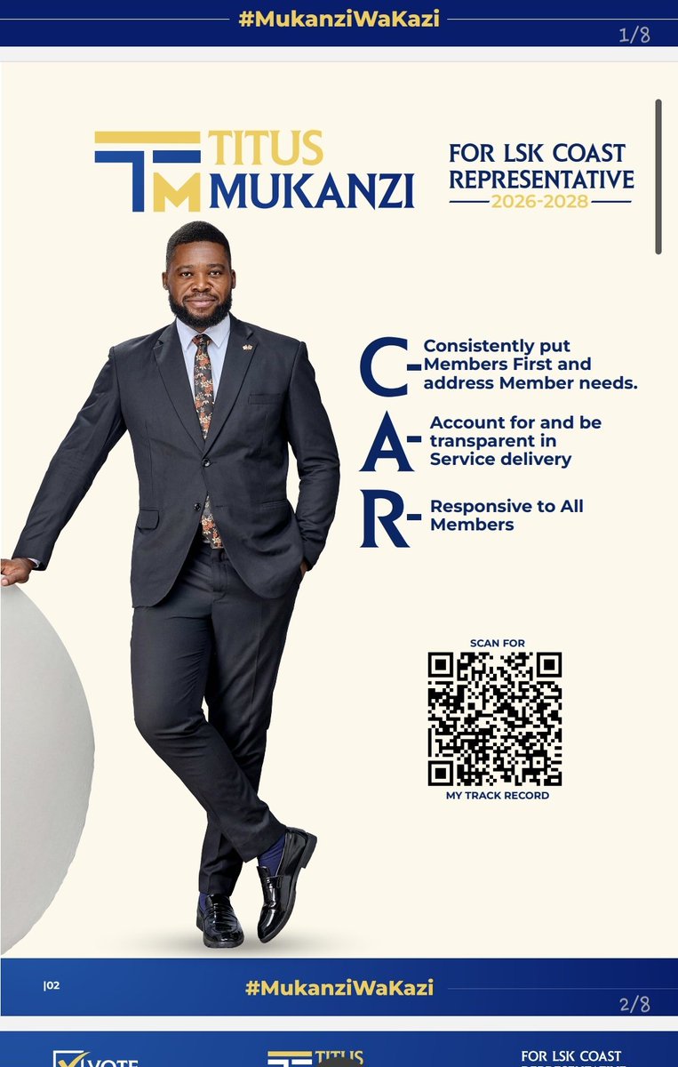 Neemoashley's tweet photo. @MukanziNick 
Colleagues,

Titus Mukanzi
 
LSK Coast Representative 2026-2028* 
#MukanziWaKazi✅
#MukanziNiKazi✅
#KaziNiYaMukanzi✅️
#TitusMukanzi4CoastRep https://t.co/Z4EnRh617u