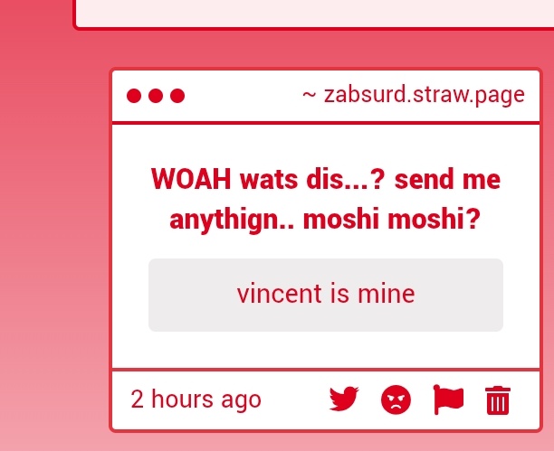 zablarious's tweet image. LET IT DIE OMG ITS SO LAST YEAR. VINCENT IS MINE JOKE IS NOT RELEVANT ANYMORE #NOTFUNNY #YALLGONNADIE STOP ITS SO LAST YEAR
