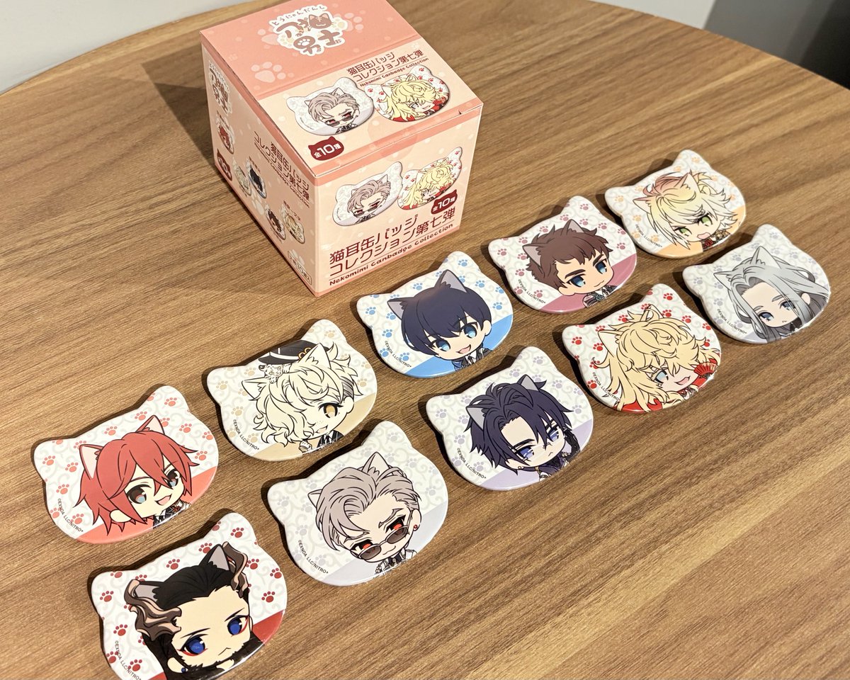 刀剣乱舞 刀猫男士』ポップアップストア 🐾猫耳缶バッジコレクション