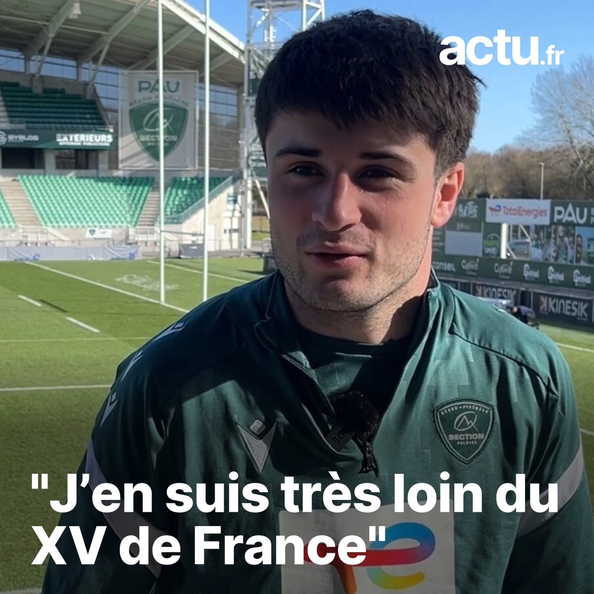 acturugby's tweet photo. 🏉🇫🇷 Quelques jours à peine avant son appel, il ne pensait pas du tout aux Bleus. Comme quoi... 😅▶️ https://t.co/KlHYGztKfK
#XVdeFrance #SectionPaloise #rugby #Desperes par @Nicolasdendri https://t.co/98dKsHJJzD