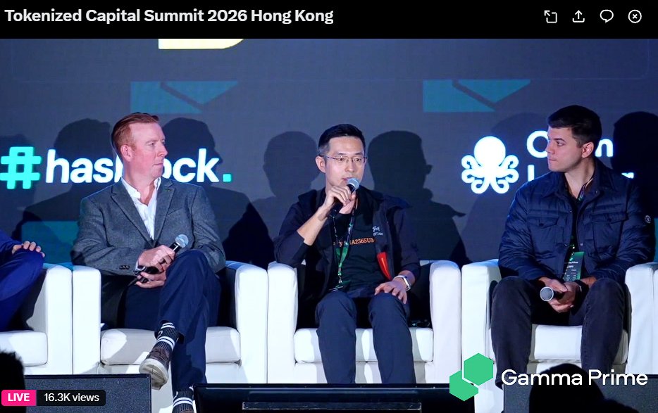 16000+ LIVE viewers

Tokenized Capital Summit is streaming right now on X and YouTube:

x.com/i/broadcasts/1…

youtube.com/live/9y5Td0RsO…

The demand for tokenized capital is undeniable.