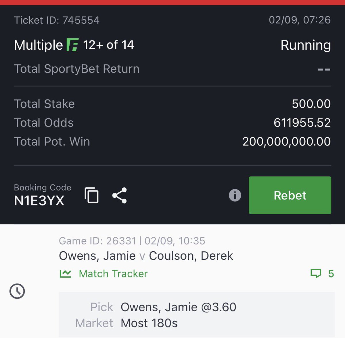 Code: N1E3YX Flex: 13+ to 7+