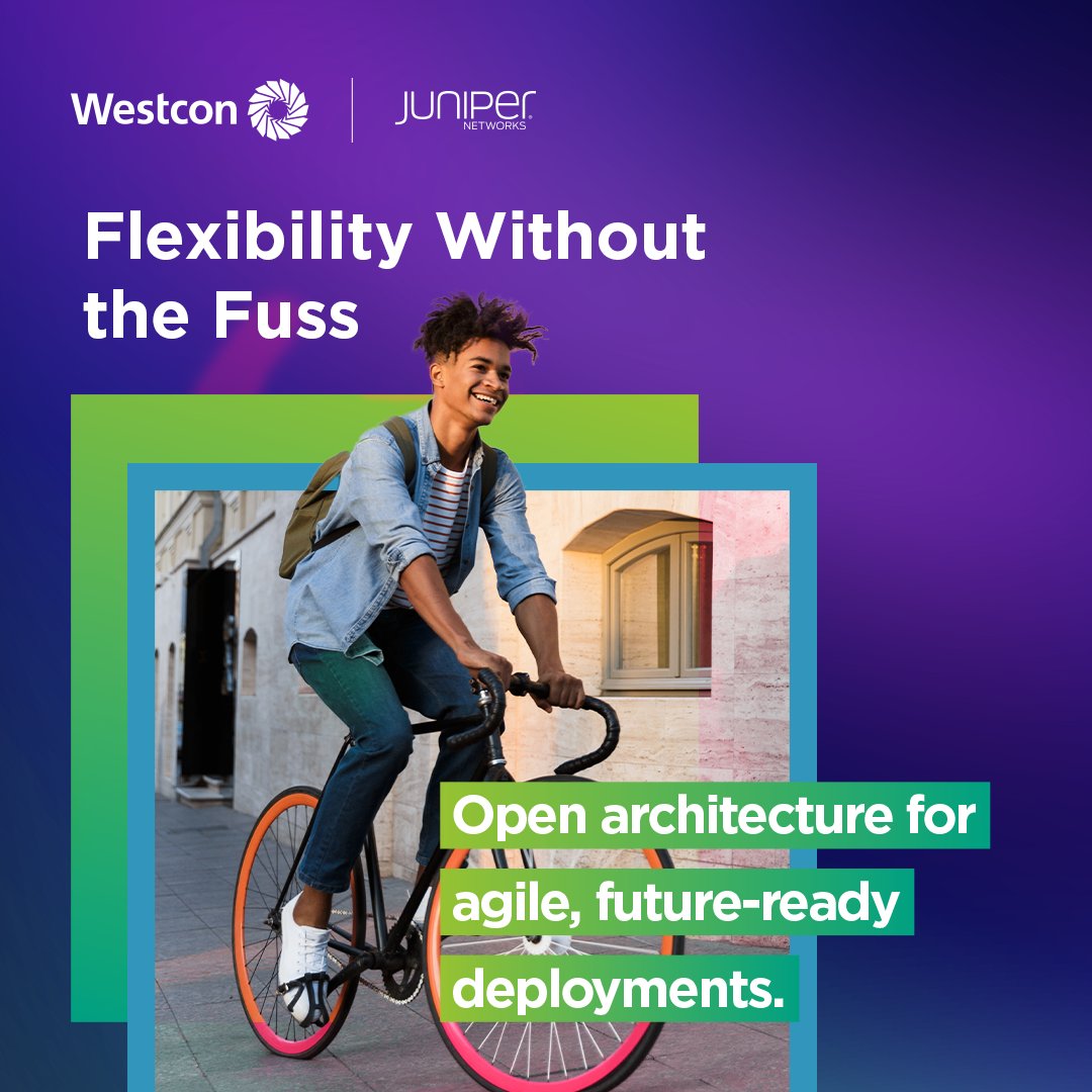 Avoid vendor lock-in. Juniper’s open network design keeps your options open.
 okt.to/Esp34w