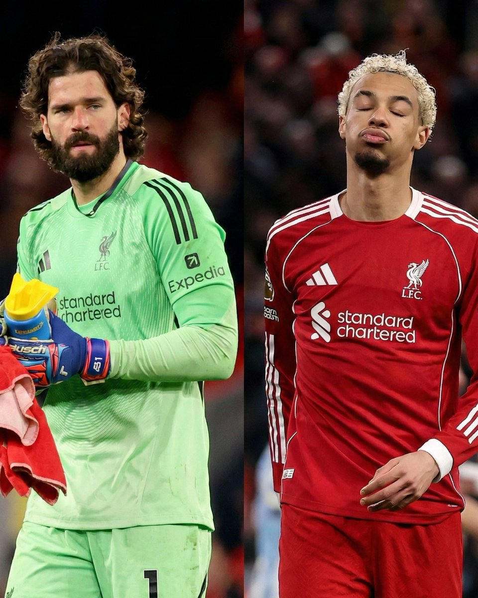 goal's tweet image. Alisson's mistake and Hugo Ekitike missing a sitter proved costly as Liverpool collapsed in the final 10 minutes ❌

Read more in our player ratings 👉 goal.com/en/lists/liver…