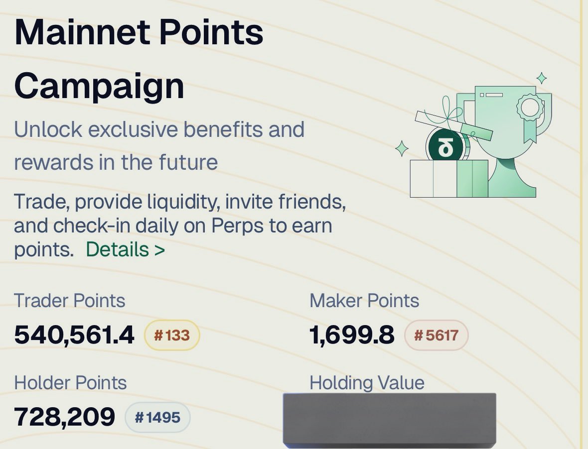 ✅ İyi Haftalar..

Yeni bir hafta yeni umutlar demektir... 

🔺 <a href="/StandX_Official/">StandX</a> tarafında günlük hacim 568 milyon $ .
Aylık 5 milyon token ve Maker puan etkinliği devam ediyor. 
Puanımı görsele bıraktım.

*

🔺 <a href="/variational_io/">Variational</a> tarafında günlük hacim 650 milyon dolar ..
$VAR