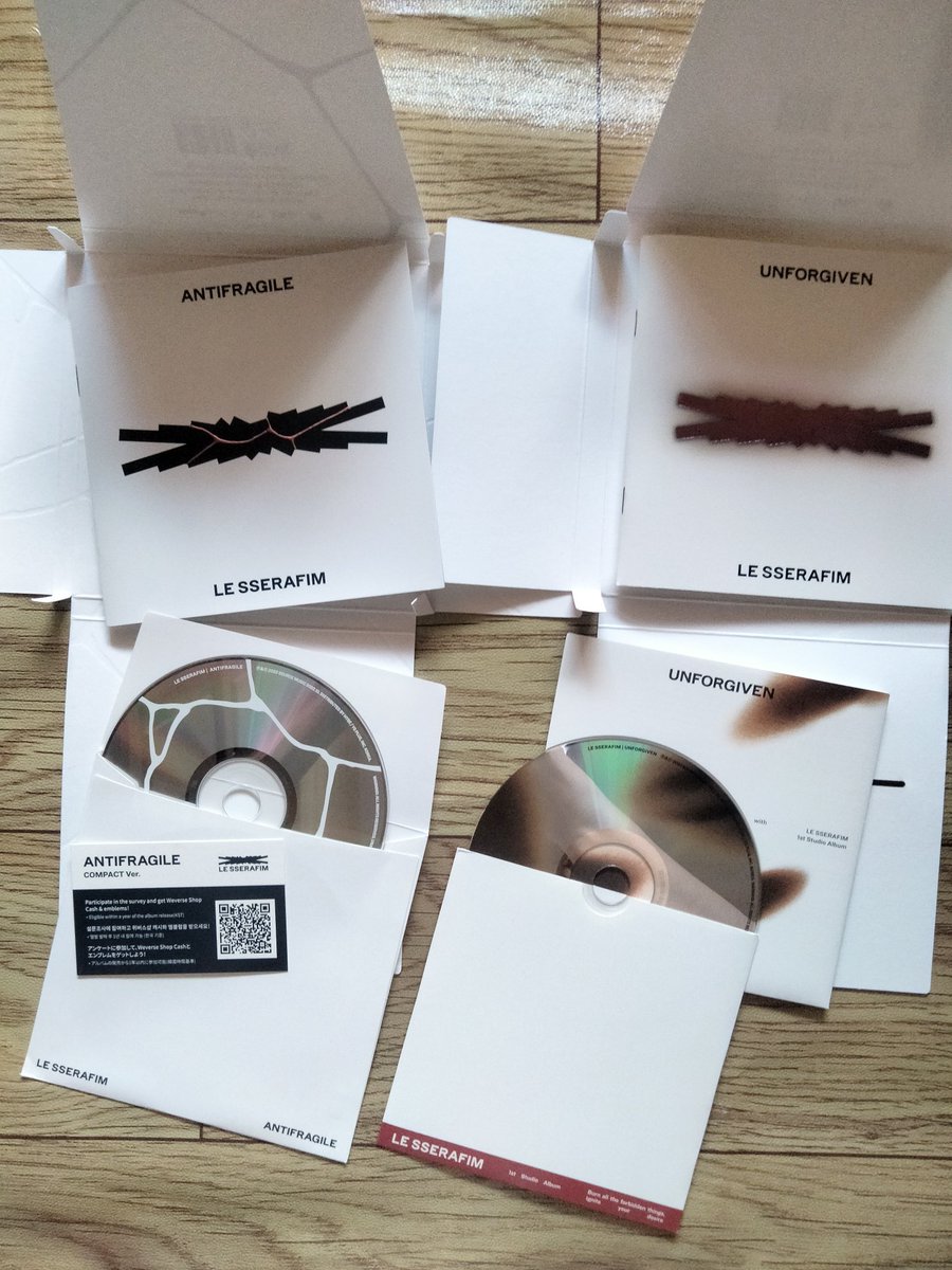 echoverrie's tweet photo. condi album compact unforgiven &amp; antifragile https://t.co/jmTzdxk1Qz