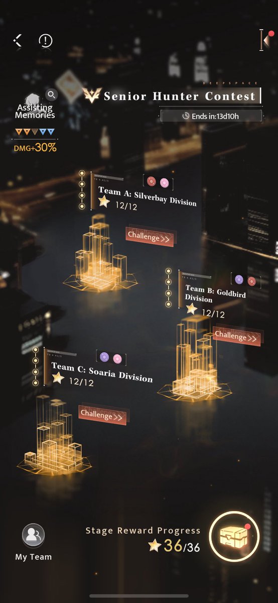 2.9 SHC ~ 36/36 ~ DMG+ 30% 🍎 Caleb Only

Team A
- LR on LO
- Brute Force 6 Match 
- 2xOS/Crit build
- 4s left

Team B
- R3 FA
- Match Stellactrum 
- 2xDEF/DBW
- 0s left

Team C
- FA on LR
- Match Stellactrum 
- 2xDEF/Hybrid 
- 0s left

Stats, teams &amp; gameplays below 🔻