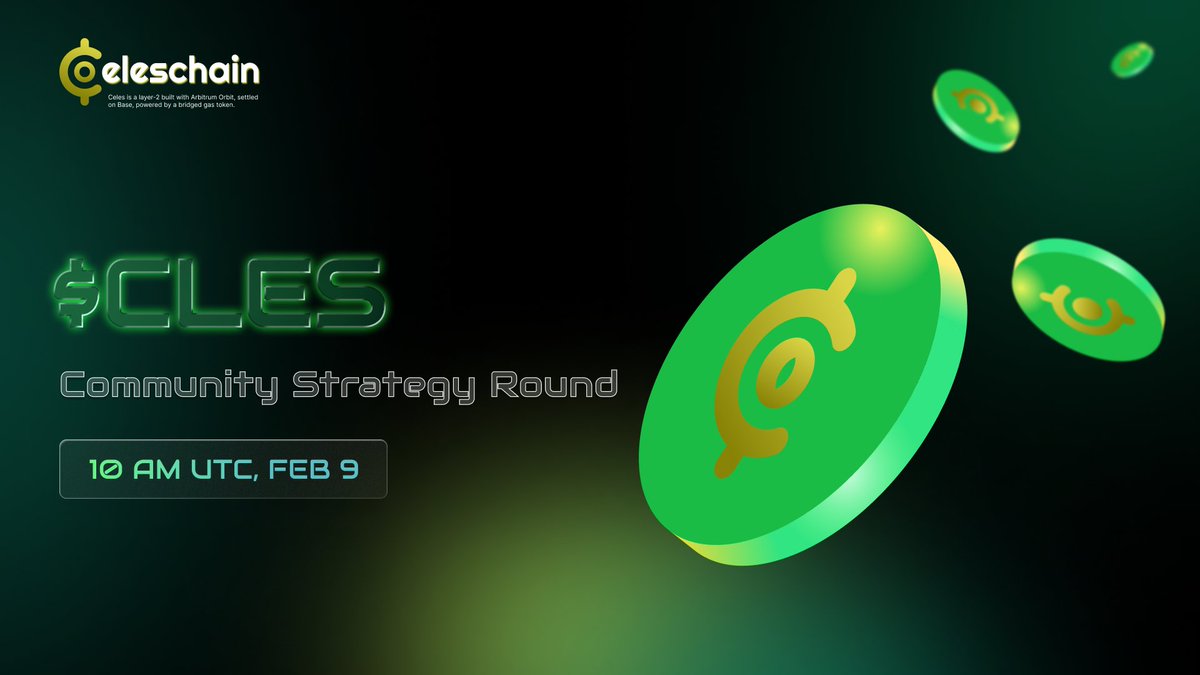 Announcement

Following the unexpected issue yesterday, the Community Strategy Round will resume today at 10:00 AM (UTC).

All systems have been stabilized and the sale will continue as planned.

👉 celeschain.xyz/sale

Thank you for your patience.