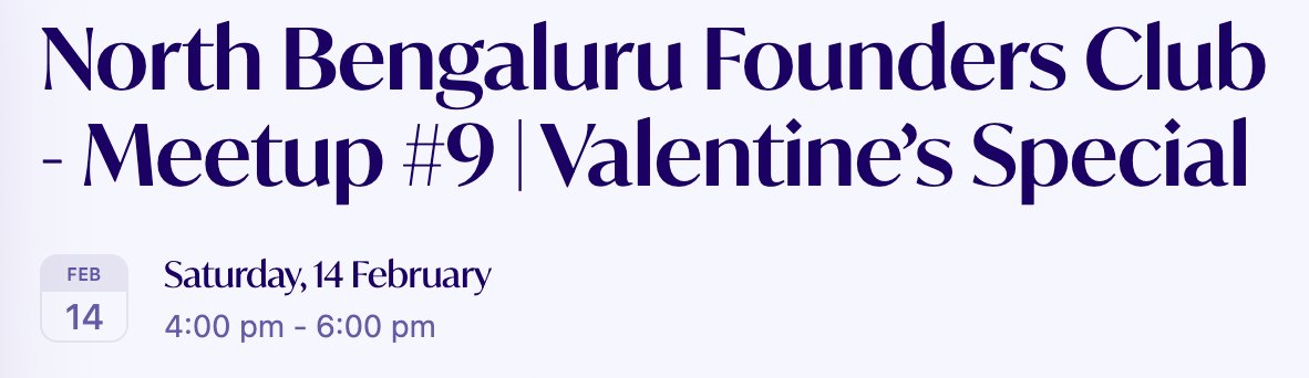 Fall in love with ideas?

Cofounder dating getting pretty serious in BLR