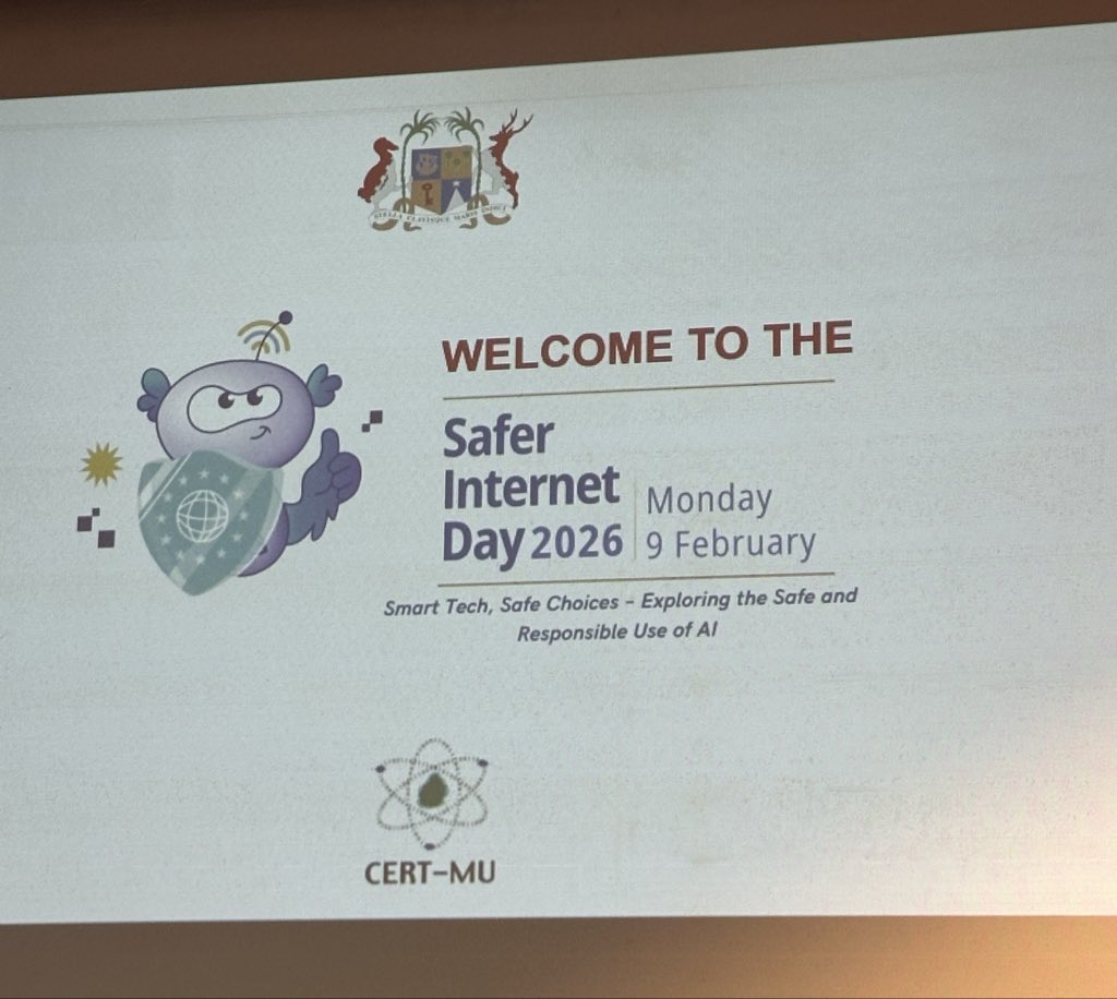 halleymovement's tweet photo. On #SaferInternetDay 2026, Mauritius joins the global community in promoting safe, responsible, and respectful use of digital technologies. Together, we can build a safer online world for all. 🌍💻🇲🇺 https://t.co/4DLqXvvOnD