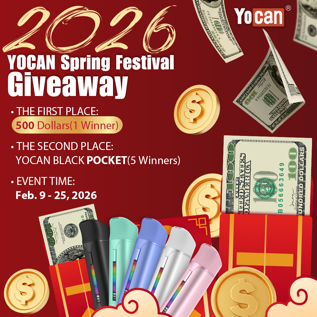 YocanTechnology's tweet photo. Yocan Chinese New Year Giveaway 2026🎉
*5 winners*
📷 Notes:
1. Must be over 21!
2. End date: Feb 25th, 2026.
Entrance: LINK IN BIO, or check this link: https://t.co/w2vUHZ66NG
#yocangiveaway #giveaway #yocan #unipro #ChineseNewYear2026 #yocangold #yocanblack https://t.co/rePK3Y7TDK