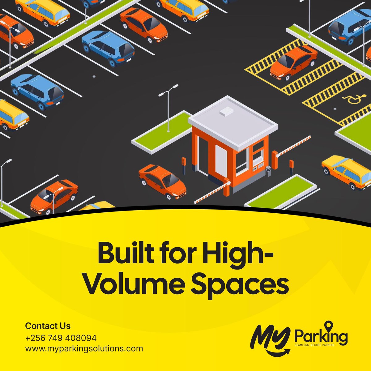 Managing thousands of vehicles every day requires smart systems designed for scale.

#MyParkingUg supports busy institutions with automated access, seamless payments, and better control.

Call us to improve your venue access today. 
#MyParkingUG #HighVolumeParking #SmartSystems