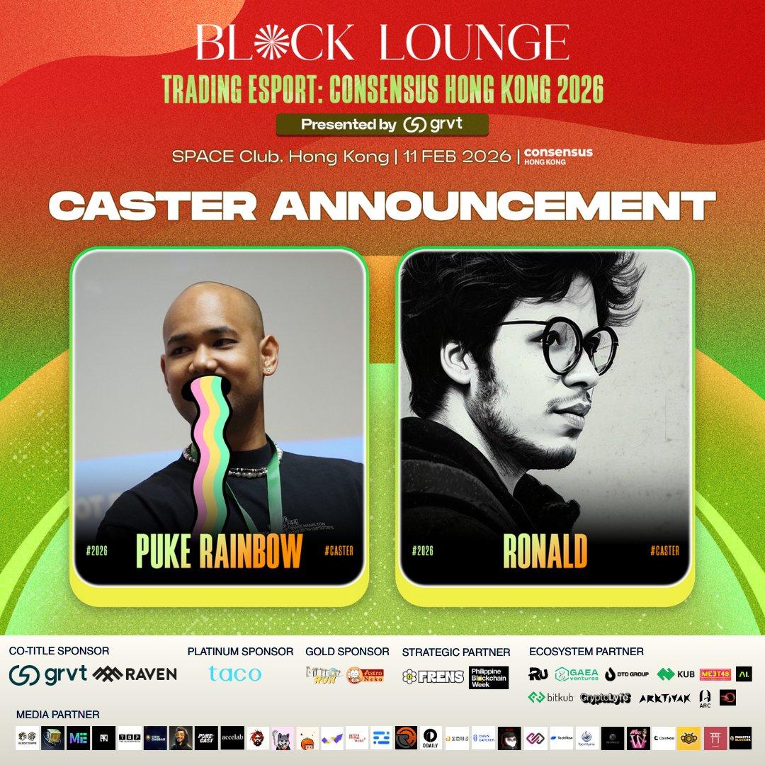 pukecast's tweet photo. GM! If your going to @consensus_hk, it's time to pull up to @block_lounge 

alongside @pukerrainbrow &amp; @ronaparajit, we bring you exclusive coverage, See you! https://t.co/3BsIyFMgys