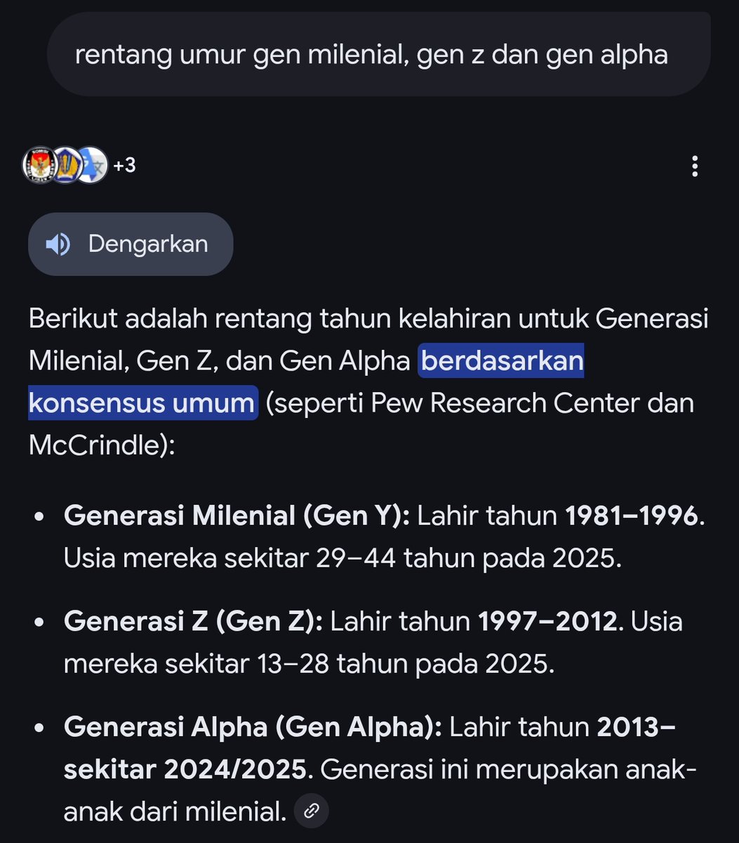 yourmathsphere's tweet image. Aku nggak yakin kalau yang nulis data ini ngerti Gen Z, Gen Millenial atau Gen Alpha. 

Pertama : 
Karena MBG itu program buat anak sekolah, tentang umurnya dikisaran 6-18 tahun

Ini Februari 2026, berarti yang ada di-sekolahan, anak kelahiran 2008-2020(Estimasi Error 1 tahun --…
