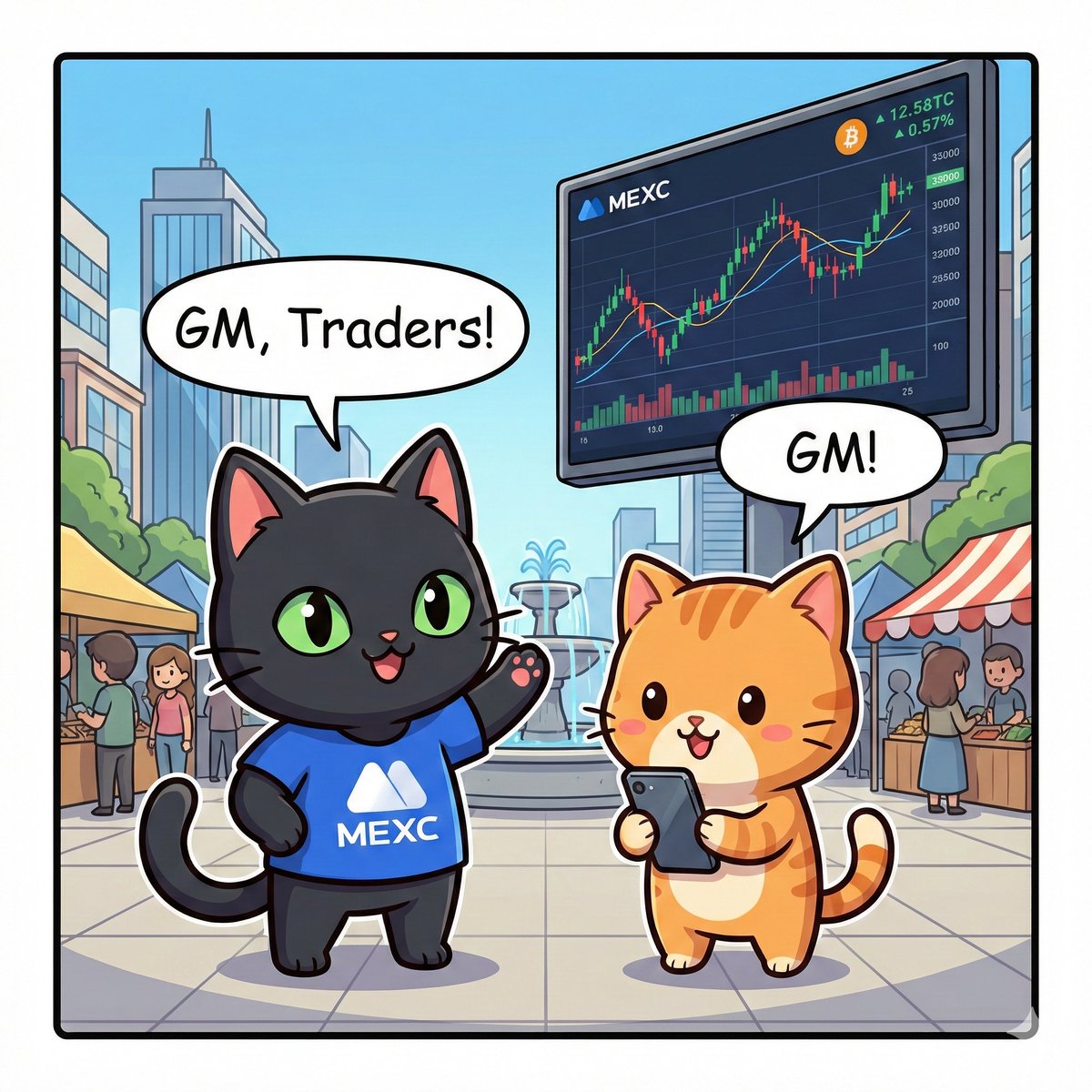 #MEXCCat GM, Traders! Let's go to the moon at 0 Fees!🚀🌙📈

#MEXC🐈‍⬛#MEXCScam🐈‍⬛#BoycottMEXC🐈‍⬛#CancelMEXC