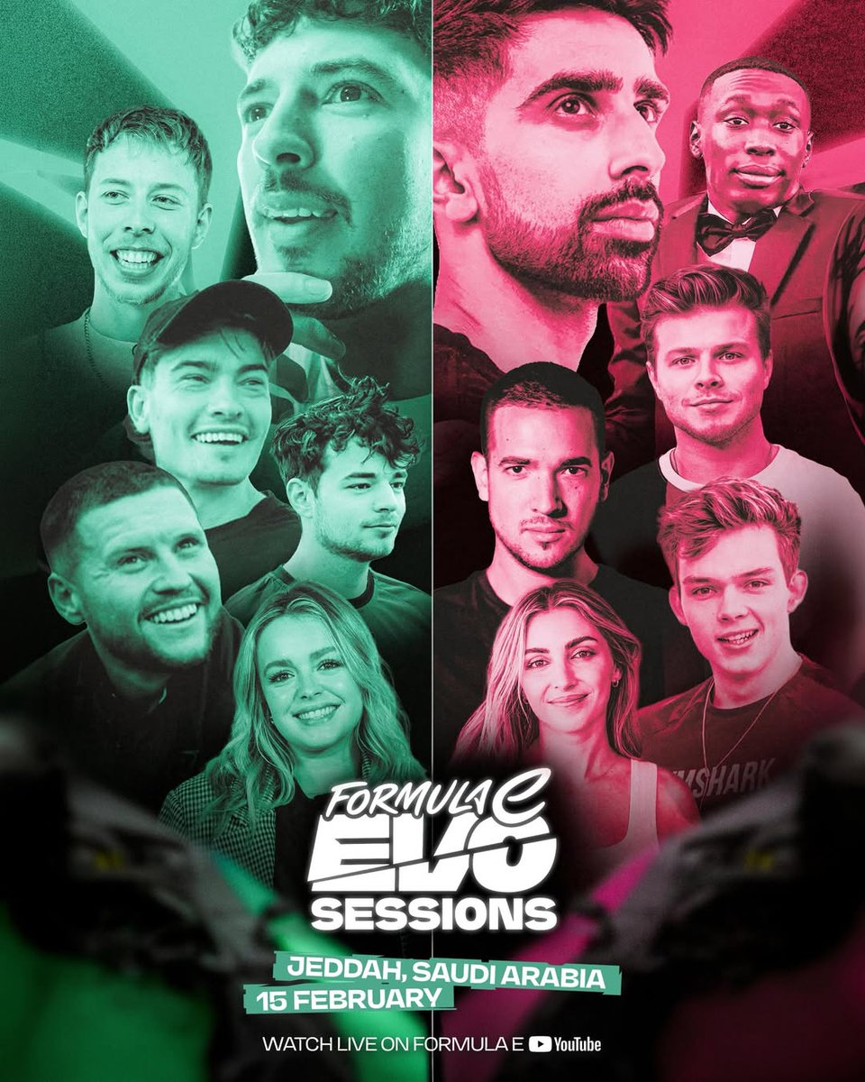أعلنت بطولة الفورمولا إي <a href="/FIAFormulaE/">Formula E</a> عن عودة فعالية EVO Sessions في حلبة كورنيش جدة يوم 15 فبراير.

• تشهد مشاركة 10 من صناع المحتوى العالميين (إجمالي متابعيهم 300 مليون).
• يقود المشاركون سيارة GEN3 Evo الأسرع في تاريخ السباقات الكهربائية.
• تقام الفعالية بعد يوم من اختتام