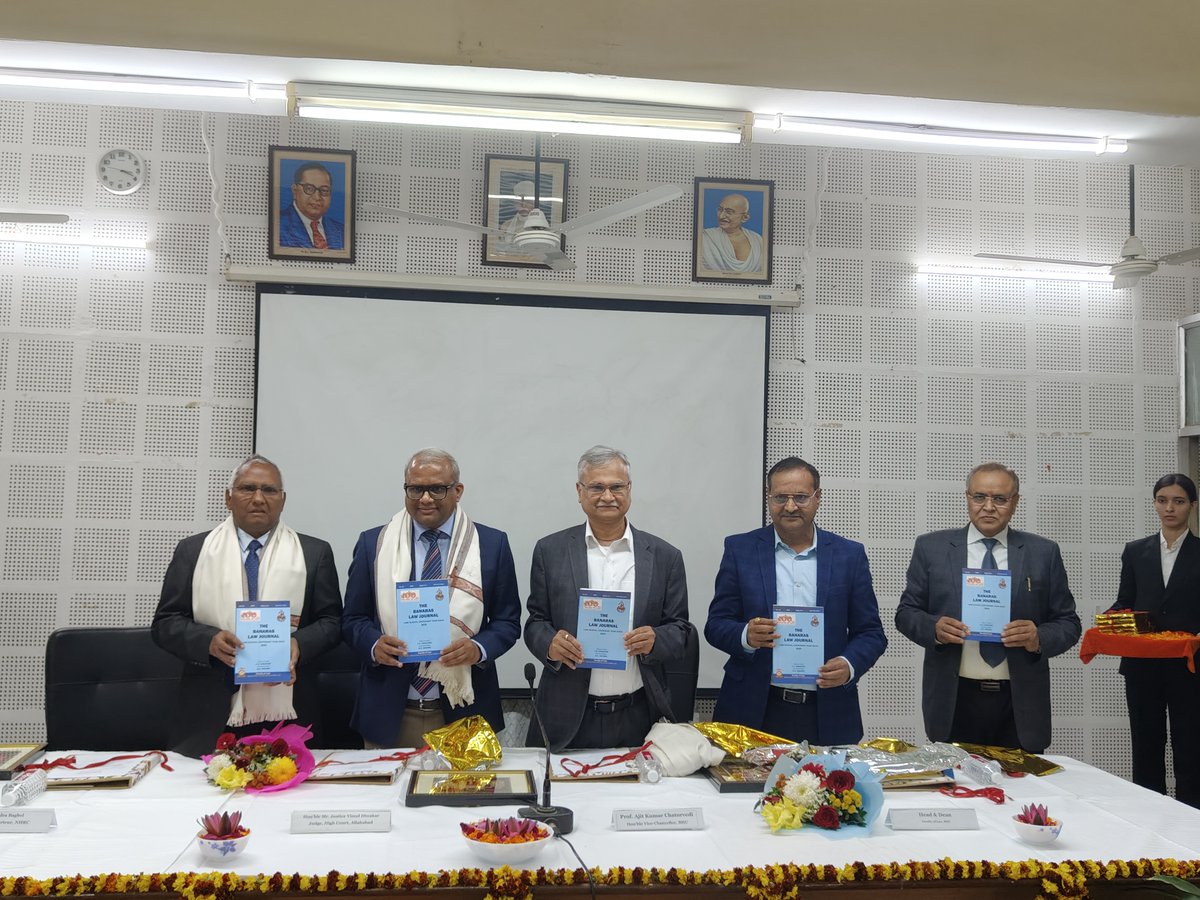 UpendraBaghel_'s tweet photo. On 6 Feb 2026, delivered a special lecture @LawFaculty @BHU on insights of #InternationalCriminal #Investigations #Prosecutions & relevance to domestic crimes. It followed after an eloquent lecture by @JusticeDiwakar on ViksitBharat & Collaborative Governance: Role of Judiciary. https://t.co/0PFdzlkmxZ