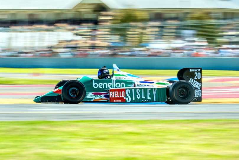 The most powerful car in F1 history was the Benetton B186 from 1986.

It managed to squeeze out 1400-1700 horsepower from its 1.5L BMW Inline-4 engine.

That was mounted to a 548 kg chassis, giving it 2-2.5x the power-to-weight ratio of a 2025 F1 car.