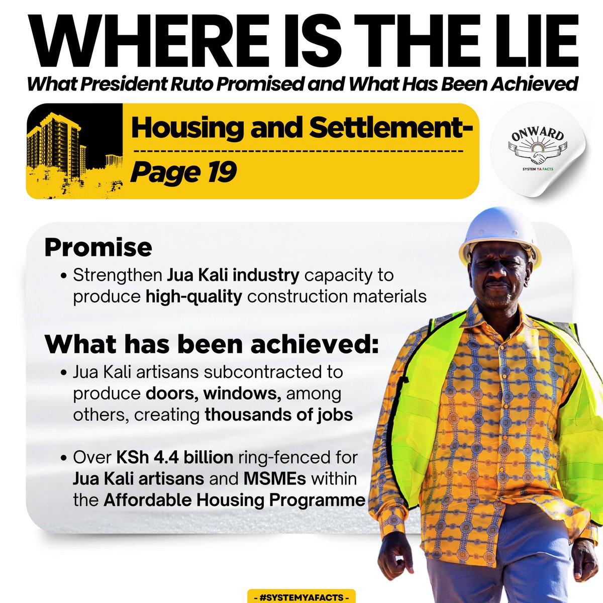 its_meek__'s tweet image. Over KSh4.4 billion has been ring-fenced for Jua Kali artisans and MSMEs. If this isn’t supporting hustlers directly, what would real empowerment look like? #WhereIsTheLie Delivering The Promise