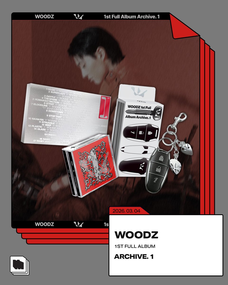 🎉先行予約受付中🎉 WOODZ - 1ST FULL ALBUM [ARCHIVE. 1] 📅2026年3月