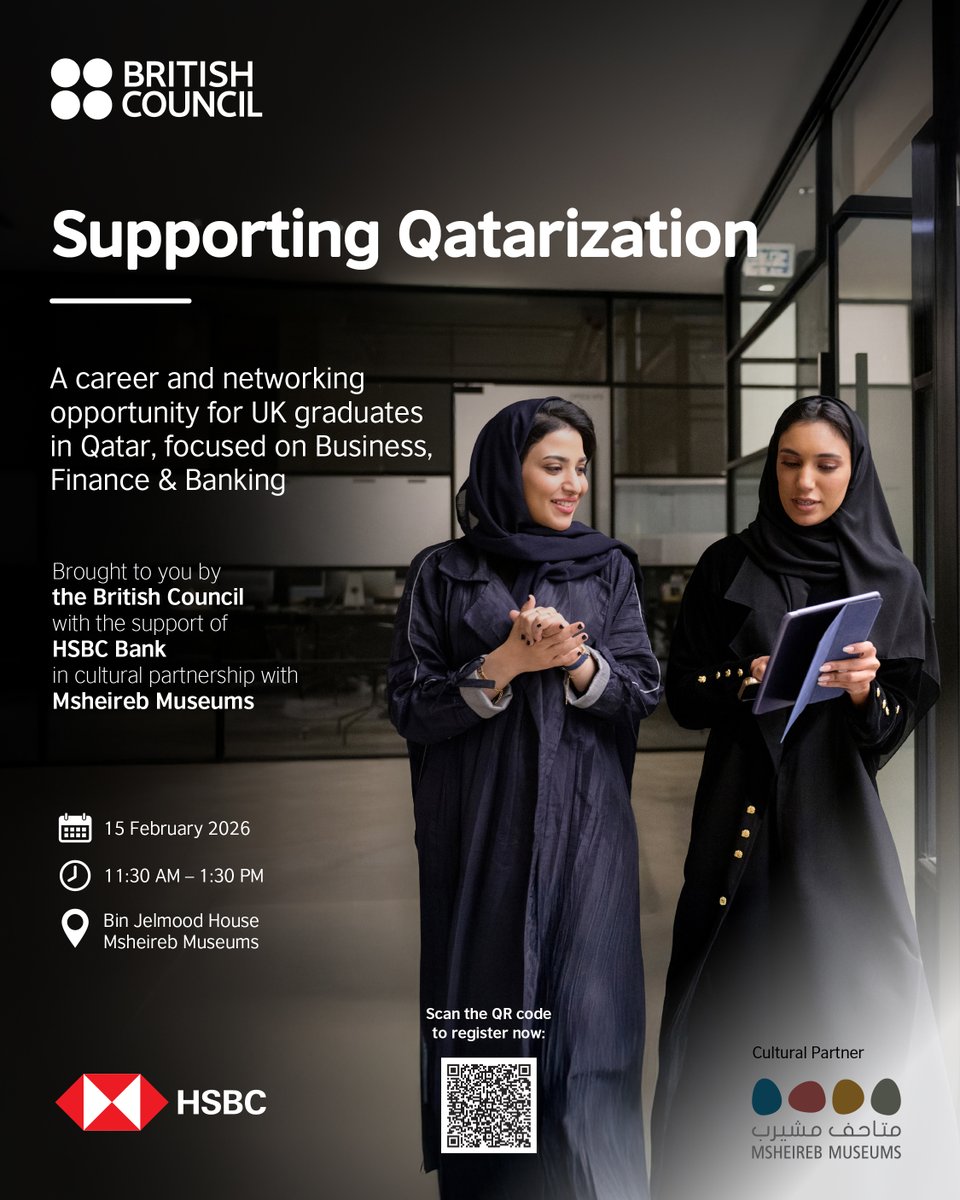 British Council Qatar tweet media