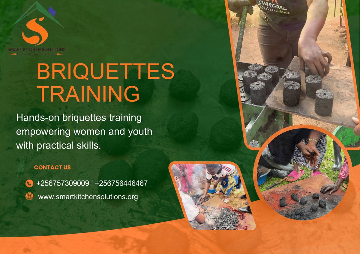 smartkitchenug's tweet photo. As we start off the week, we offer hands-on briquettes production training designed to equip women and youth with practical, income generating skills.

If you work with groups interested in acquiring briquettes production skills. Don’t hesitate to reach out.
#Briquettestraining https://t.co/2Z3jcnkgR2