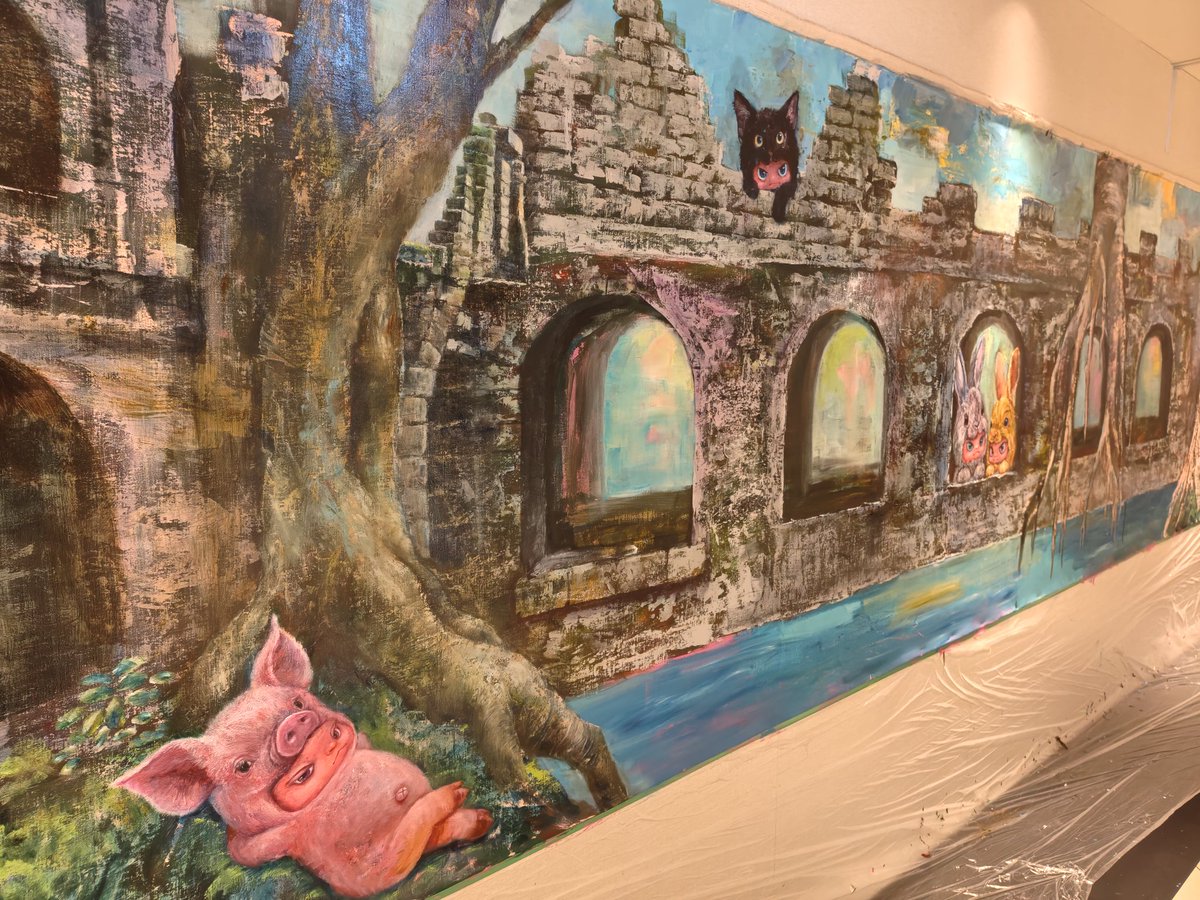 これから3時間ほど描きます。